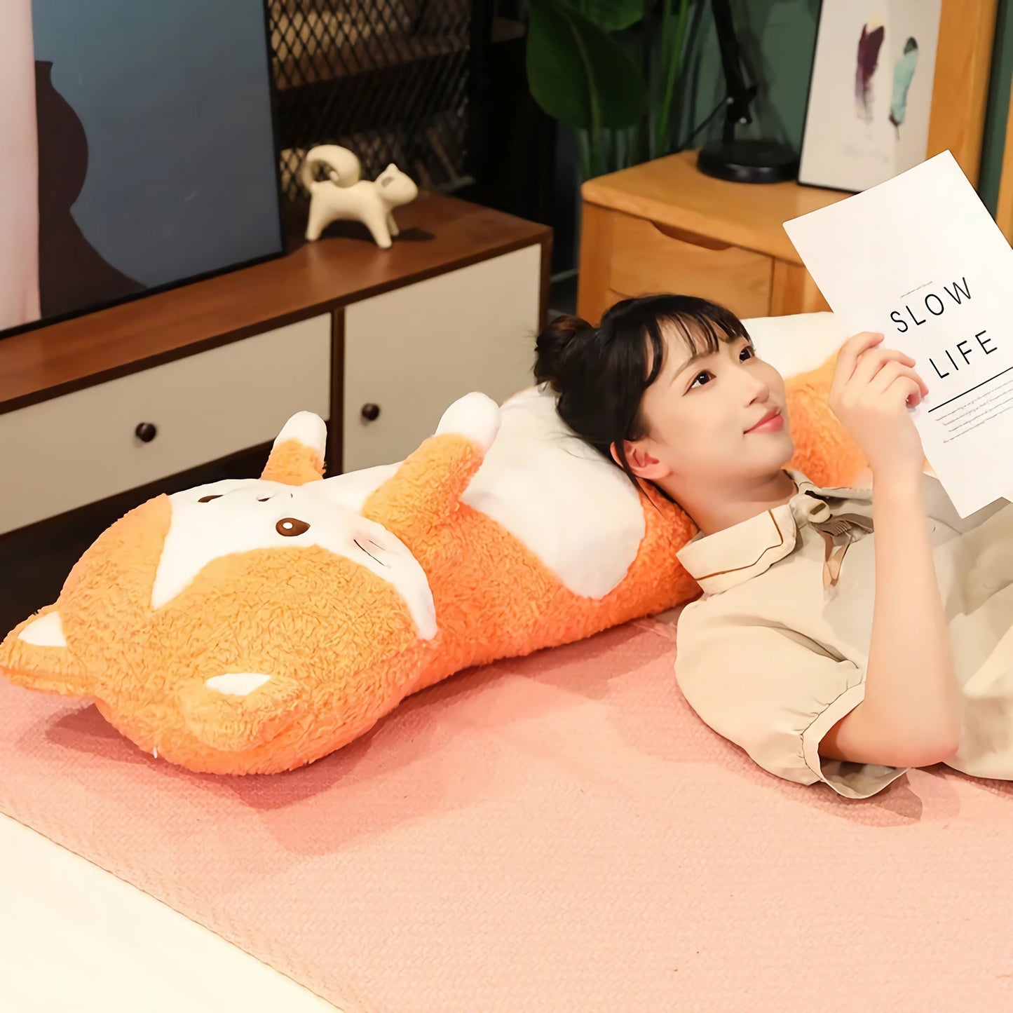 Furry Tail Kitties Long Plush Toy