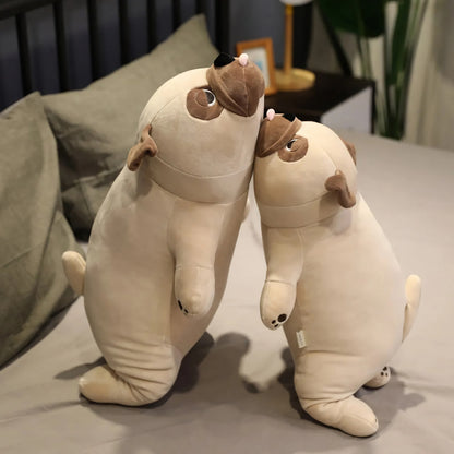 Lazy Pug Loaf Plush Toy