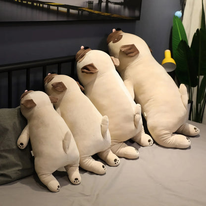 Lazy Pug Loaf Plush Toy