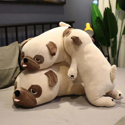 Lazy Pug Loaf Plush Toy