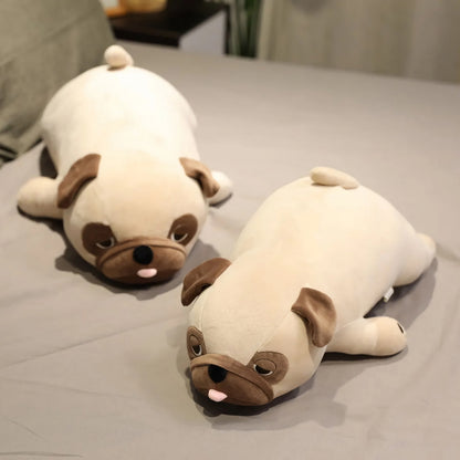 Lazy Pug Loaf Plush Toy