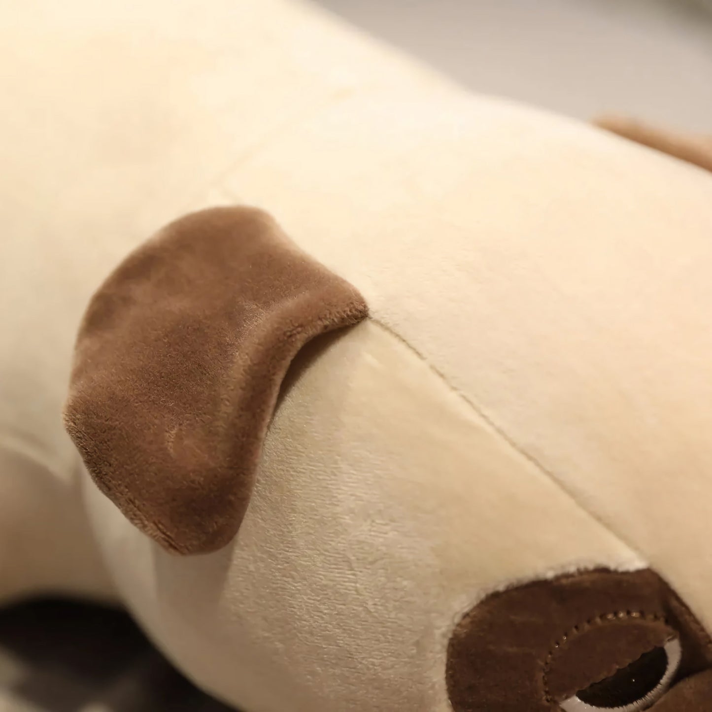Lazy Pug Loaf Plush Toy