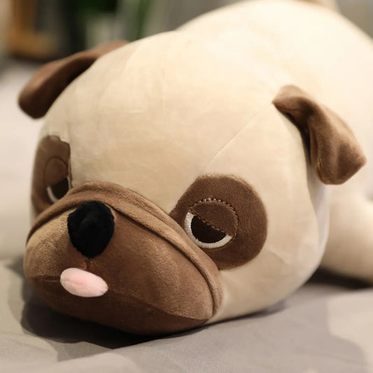 Lazy Pug Loaf Plush Toy