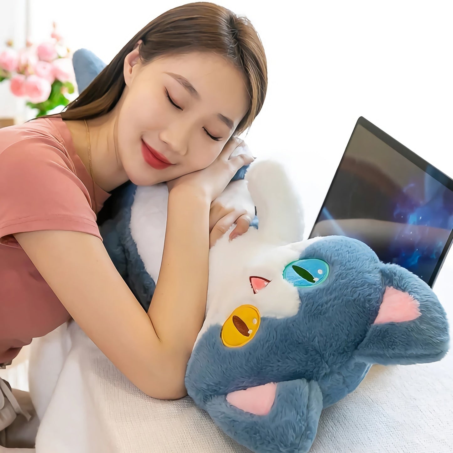 Meowrine, the mystical shark-cat plush toy