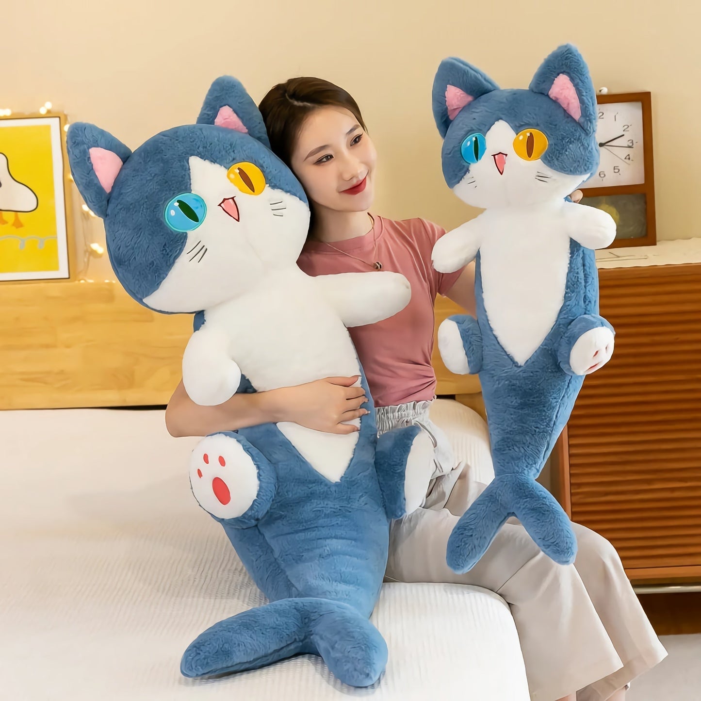 Meowrine, the mystical shark-cat plush toy