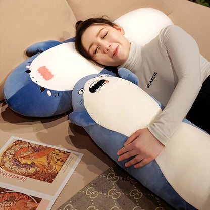 Mood Sharks, long plush sea friends