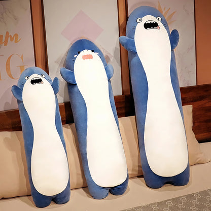 Mood Sharks, long plush sea friends