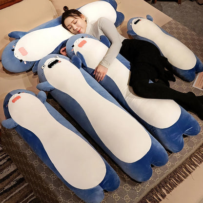 Mood Sharks, long plush sea friends