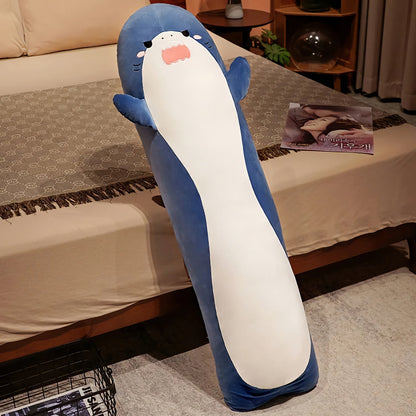 Mood Sharks, long plush sea friends