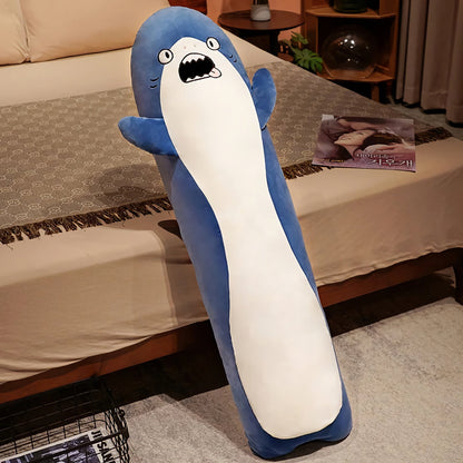 Mood Sharks, long plush sea friends