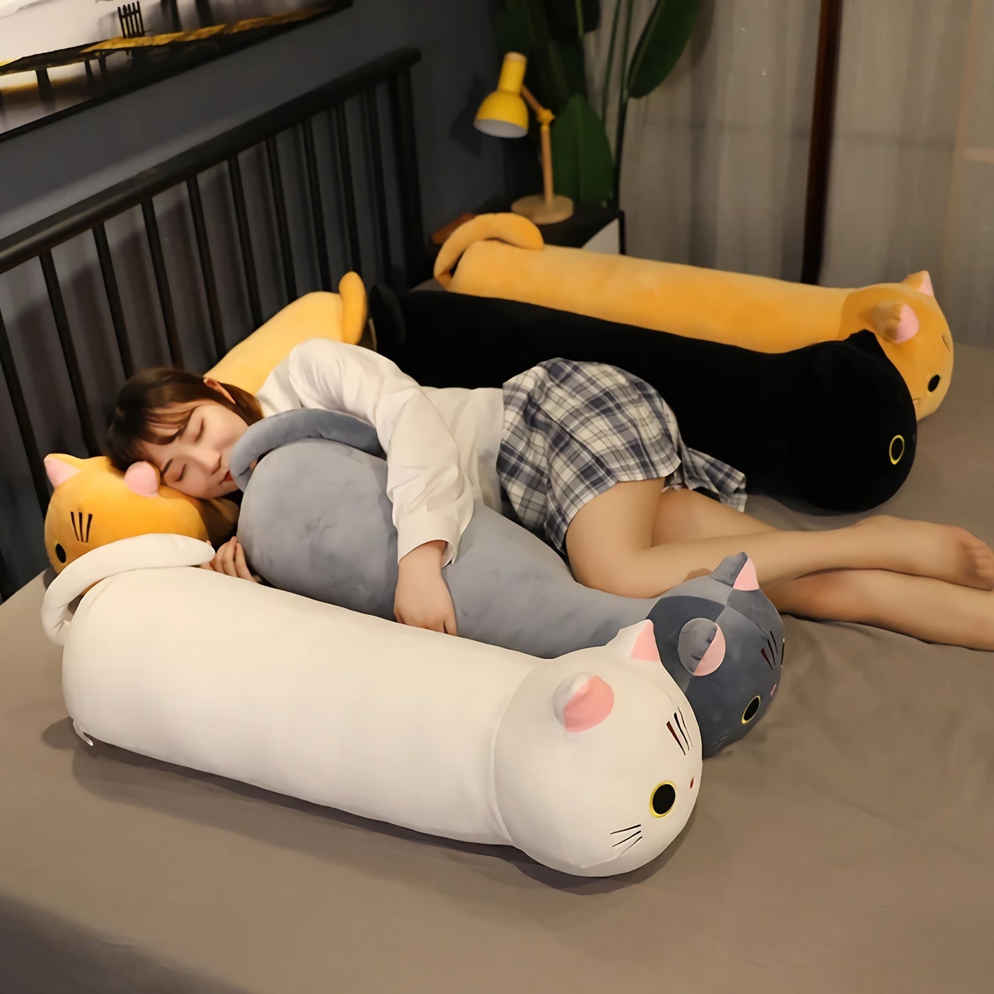 Neko Noodle Long Cat Plush Toy