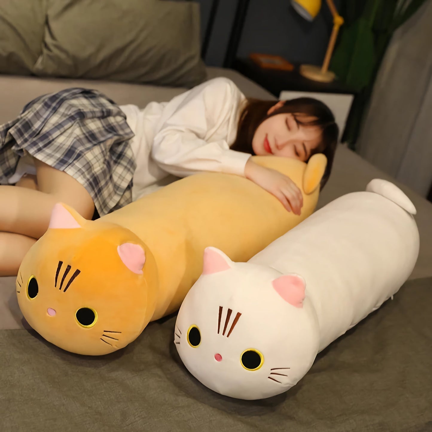 Neko Noodle Long Cat Plush Toy