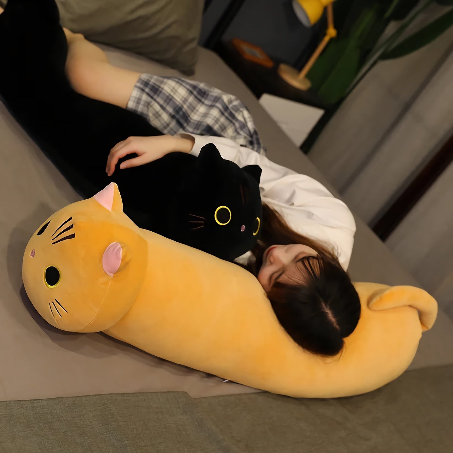 Neko Noodle Long Cat Plush Toy